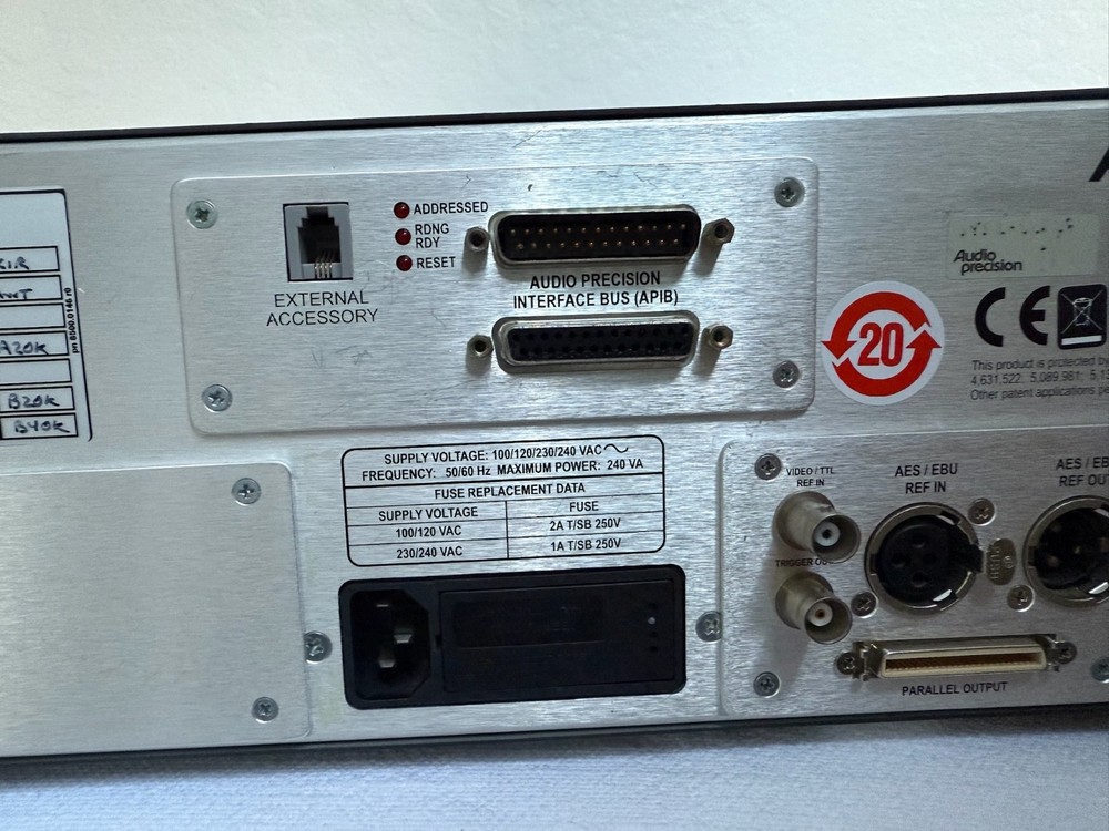 Audio Precision Analyzer SYS-2522 Cascade 96 kHz Dual Domain - Fully Equipped!