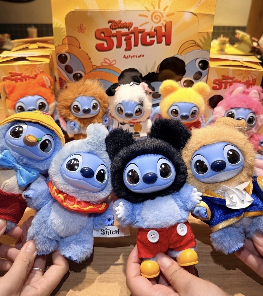 Authentic Disney Stitch Adventure Series Plush Pendant Confirmed Figure Toy Gift