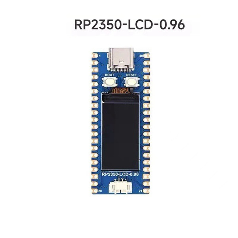 RP2350 Development Board with 0.96 inch IPS LCD and Dual Core Processing for Pi
