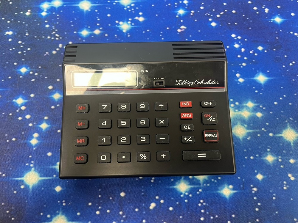 Voicer TC-80 Vintage Talking Calculator ***Works***