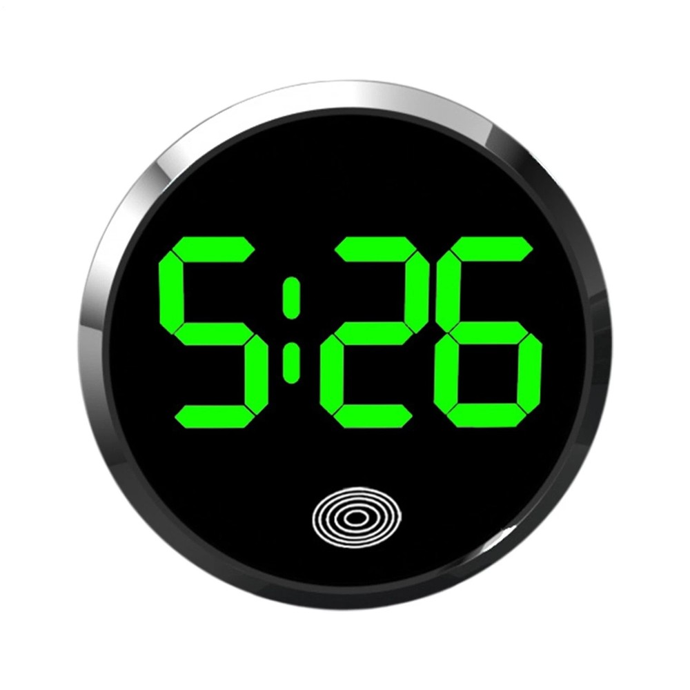1× Car Dashboard Clock Digital Mini Electronic For Dash Vehicle Timekeeper
