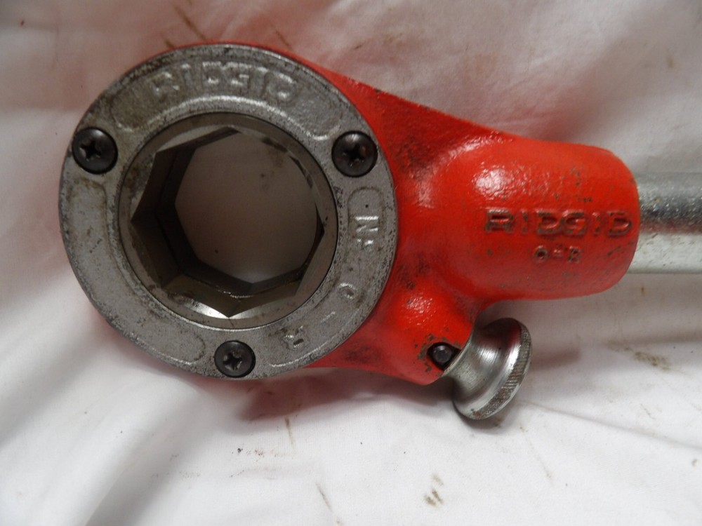 Ridgid 0-R Ratchet Head with Handle