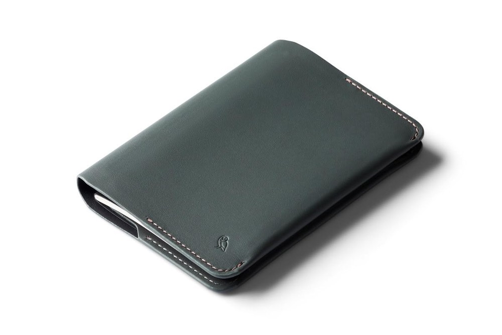 Notebook Cover (leather folio for notebook) - Everglade