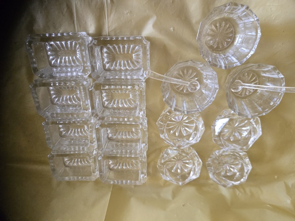 Vintage Salt Dips/glass