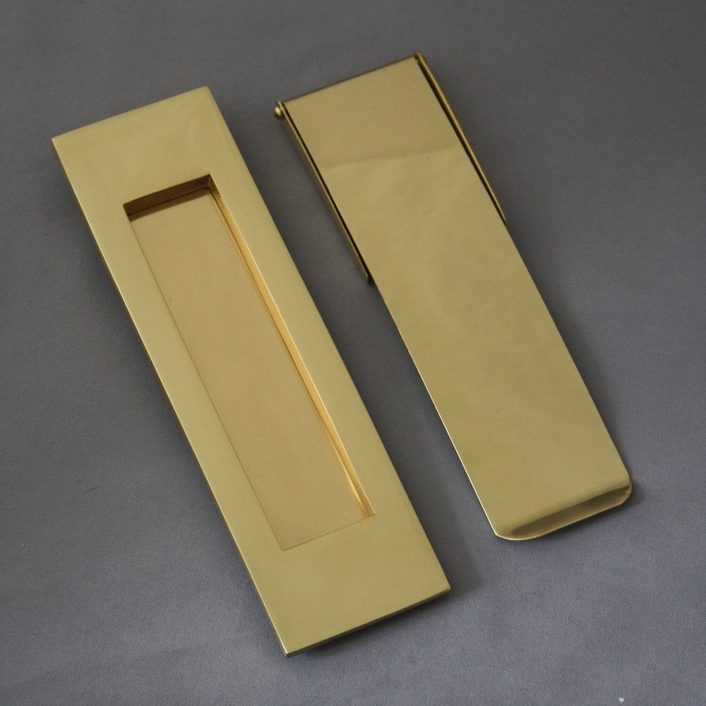 Vertical Brass Letterbox
