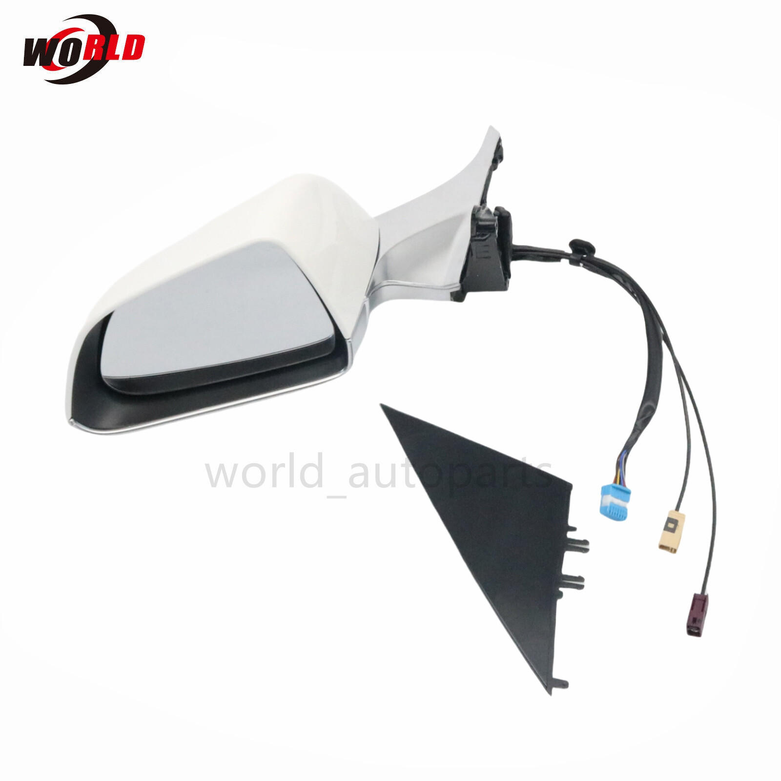For Tesla Model 3 2017-2020 Heated Memory White Left Driver Mirror USA