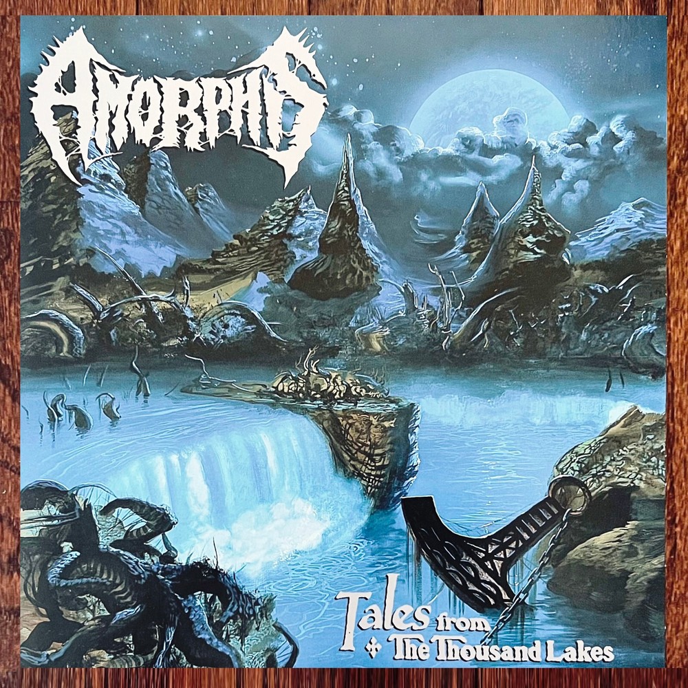 AMORPHIS Tales From Thousand Lakes Ltd Ed RARE Poster Flat+Pin! Death Metal Doom