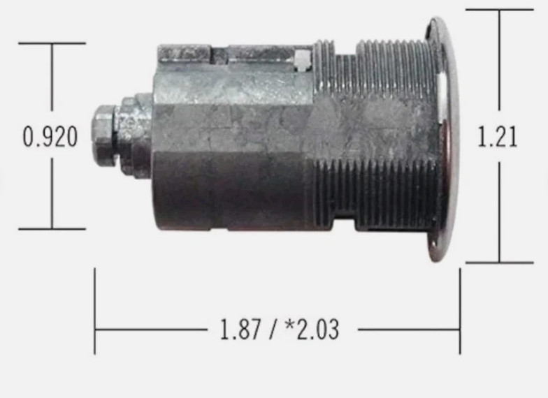 Bolt 692918 Replacement Toolbox Lock Cylinder GM Early Model Keys
