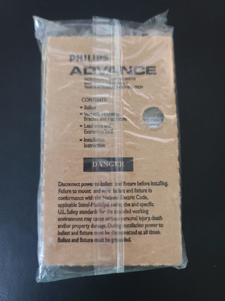 Philips Advance SmartMate ICF-2S42-M2-LD Programmed Start Electronic Ballast