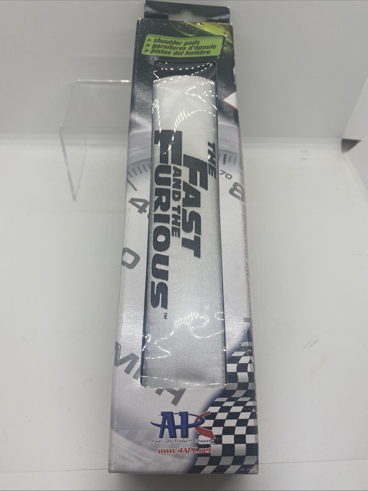 Vintage Fast And The Furious Car Seat Belt Pad New