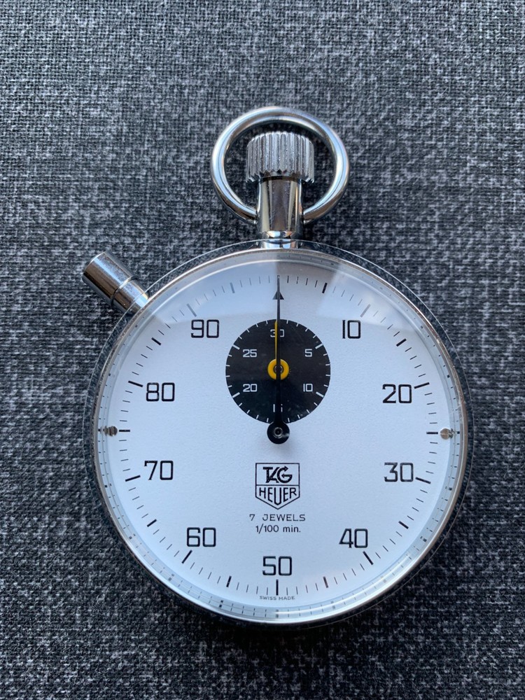 TAG/Heuer Mechanical Stopwatch Dashboard Rally Timer 2