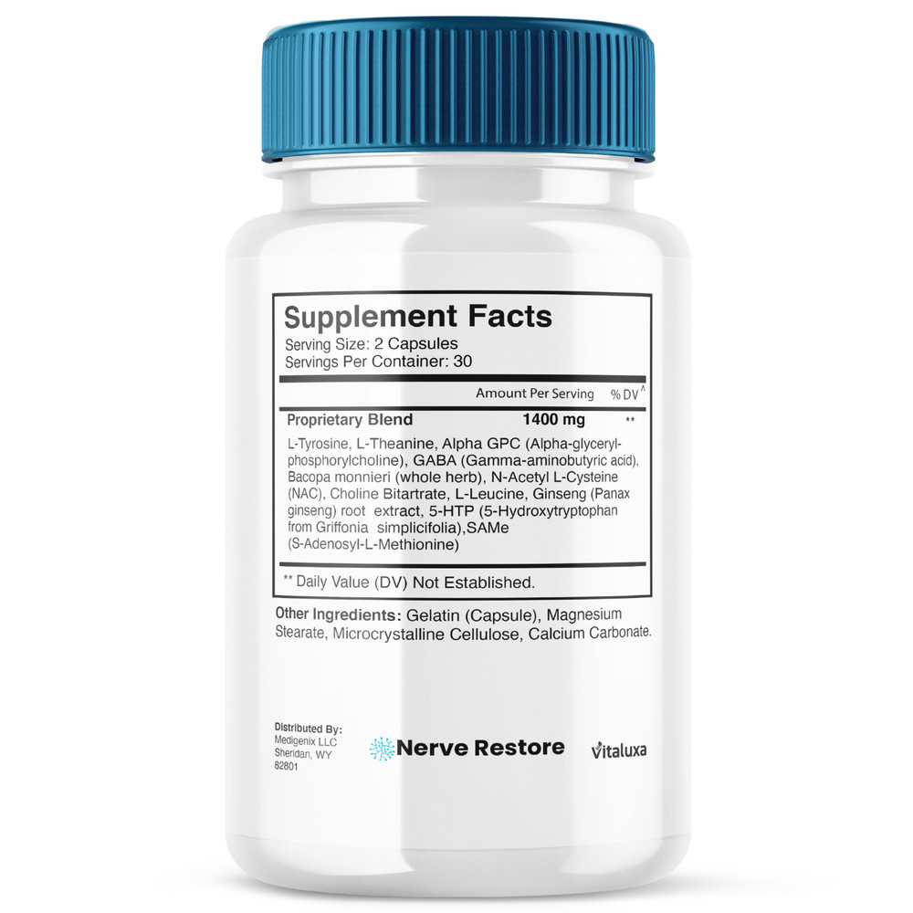 (2 Pack) Nerve Restore Capsules, Nerve Restore Advanced Formula (120 Capsules)