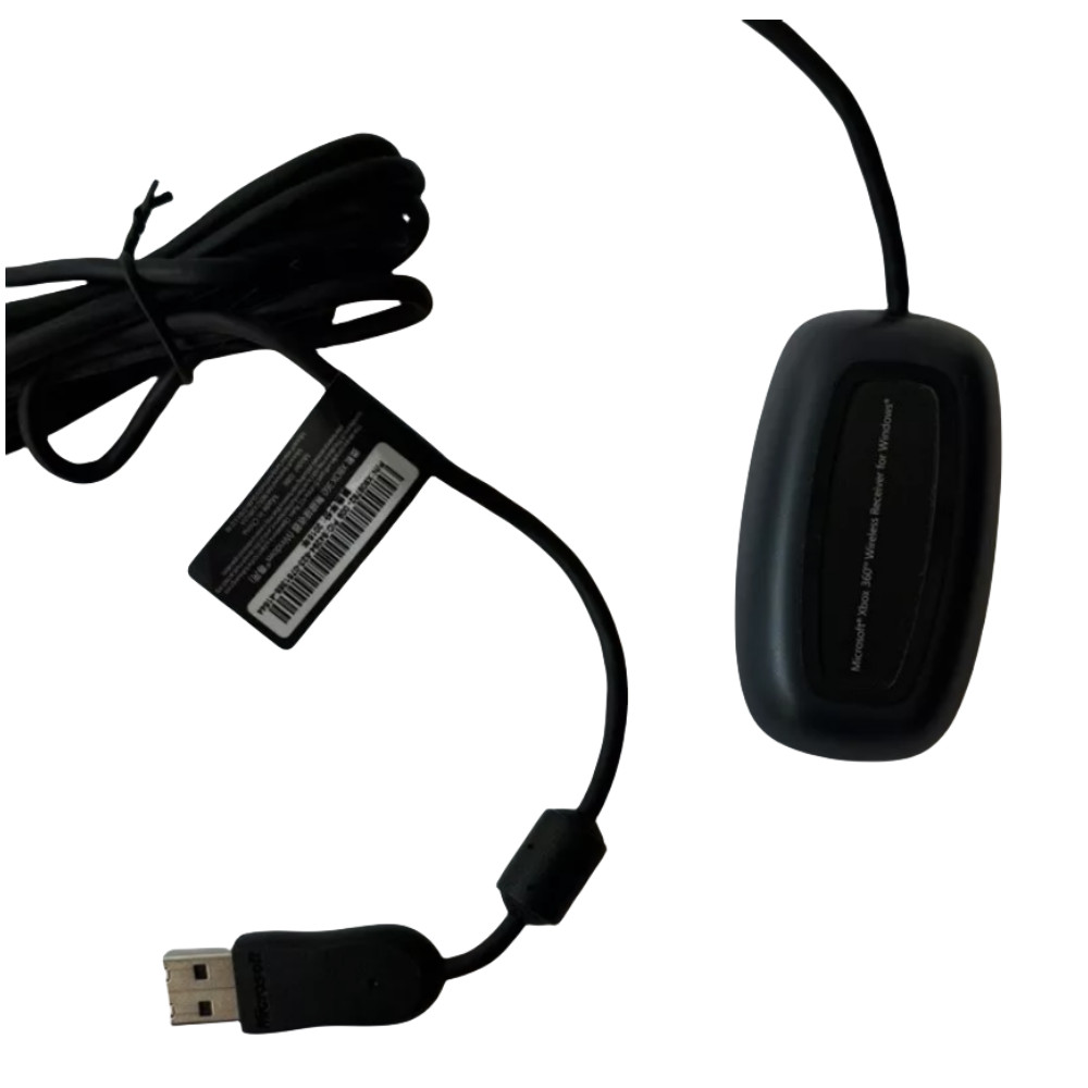 Official Microsoft XBOX 360 Wireless Receiver USB Dongle for Windows X809782-009