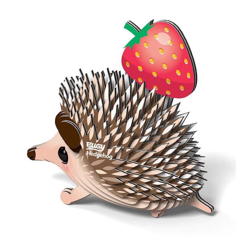 Hedgehog 3D Cardboard Model Kit Eugy New