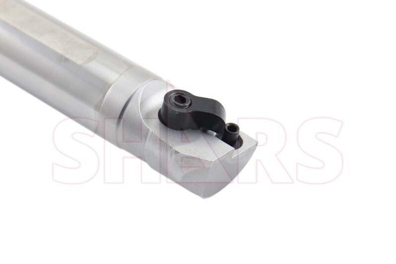 SHARS 3/4" RH MCLNR Coolant Through Indexable Solid Carbide Boring Bar CNMG S]