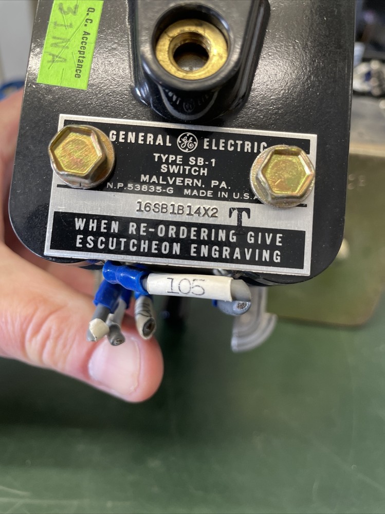 GE General Electric 16SB1B14X2 SB-1 Switch