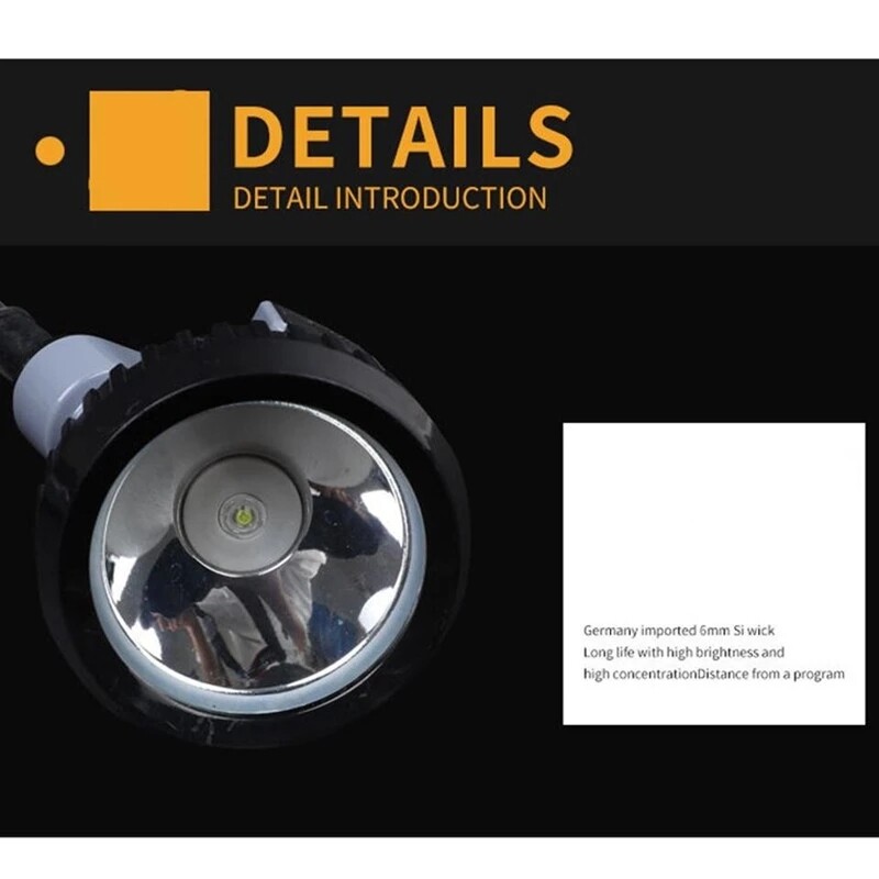 New Mining Headlamp Strong Light Rechargeable LED Safety Mining Headlight