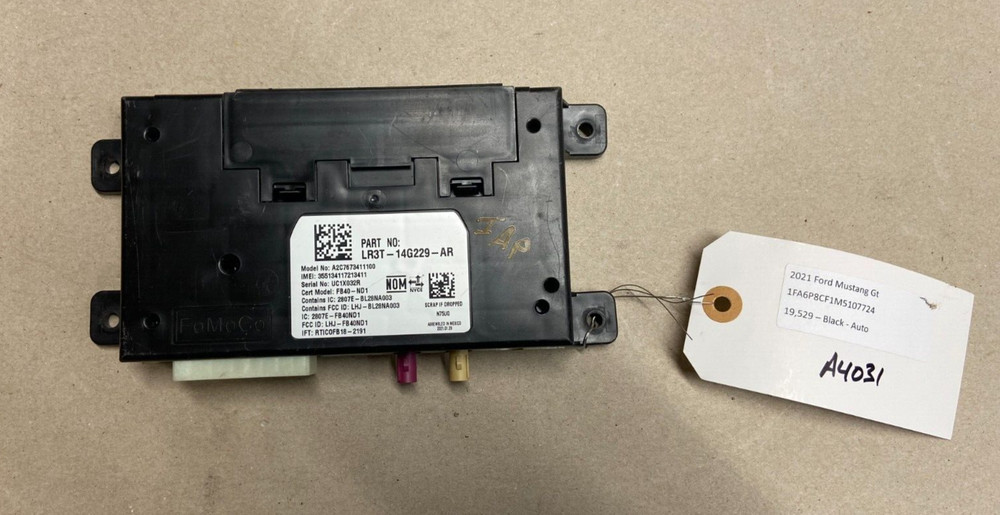 18-23 2021 Mustang GT Telematic Control Module E9 008