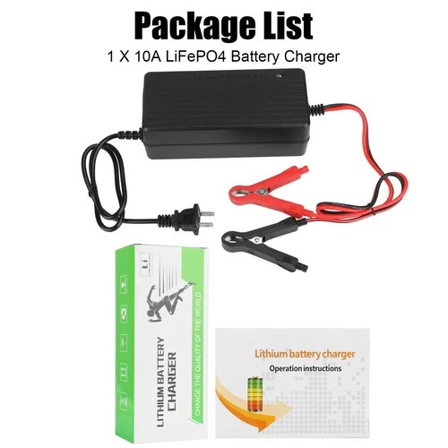 12V 10Ah 30Ah 50Ah BMS LiFePO4 Lithium Battery with Charger for RV Marine Lot