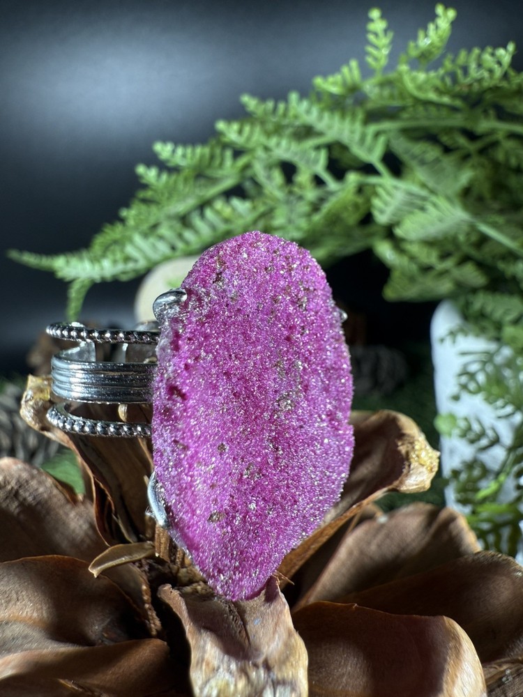 Ruby Ring Jewelry, Unique handmade crystal ring，Adjustable Ring