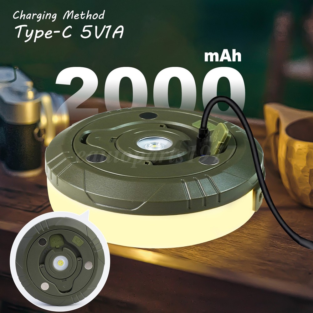 10M Magnetic Waterproof Portable Retractable Camping String Lightsic