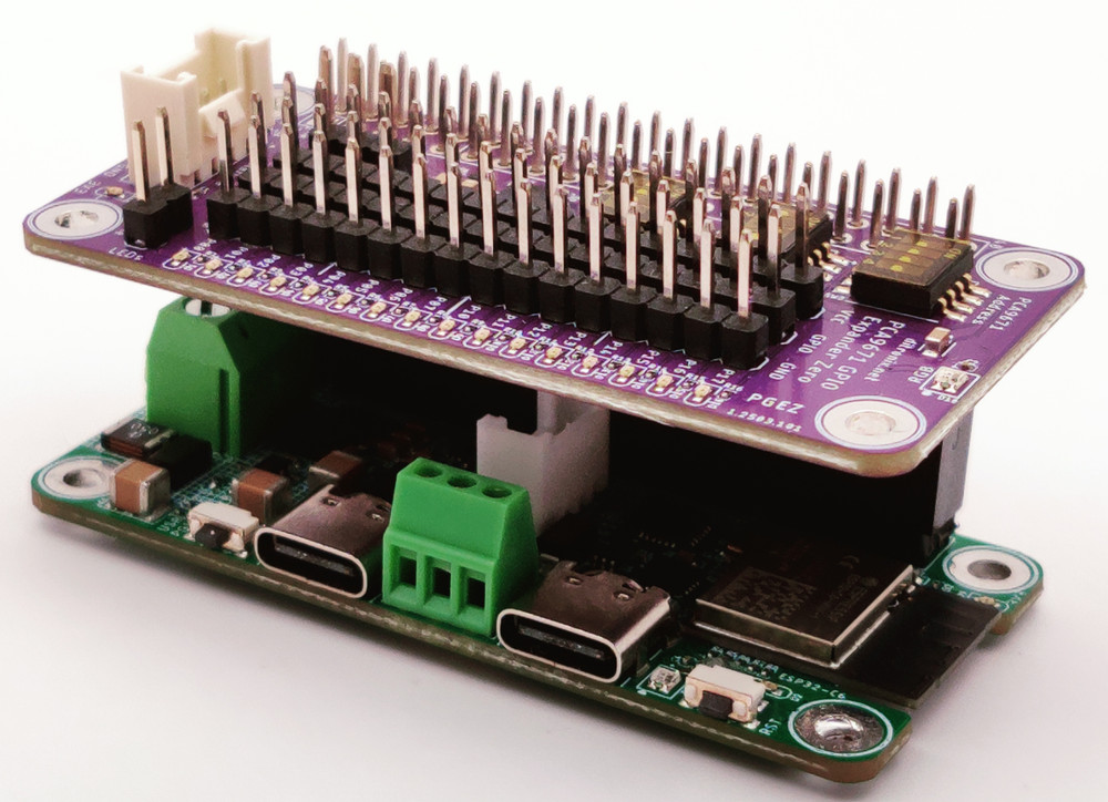 ESPuno Pi Zero ESP32-C6-1U STEM Maker DevKit SDK 60V DC Grove RS485 DMX MODBUS