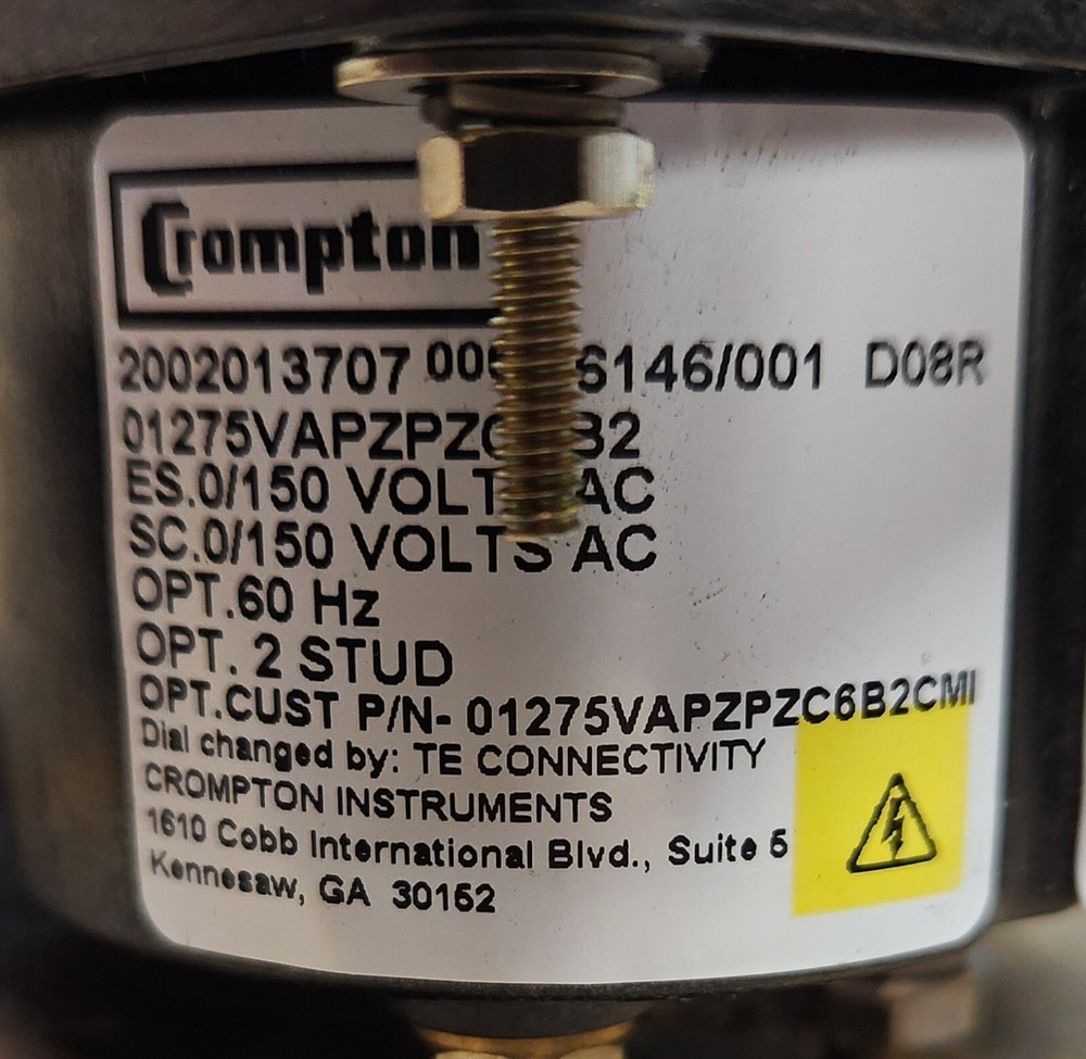 Crompton 01275VAPZPZC6B2 Panel Meter AC Volts