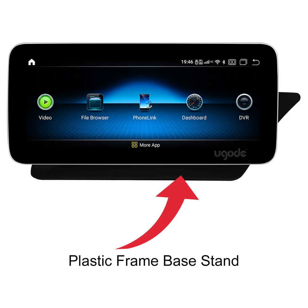 Ugode Plastic Frame Base Stand Bracket for Benz E 2door Coupe RHD Screen