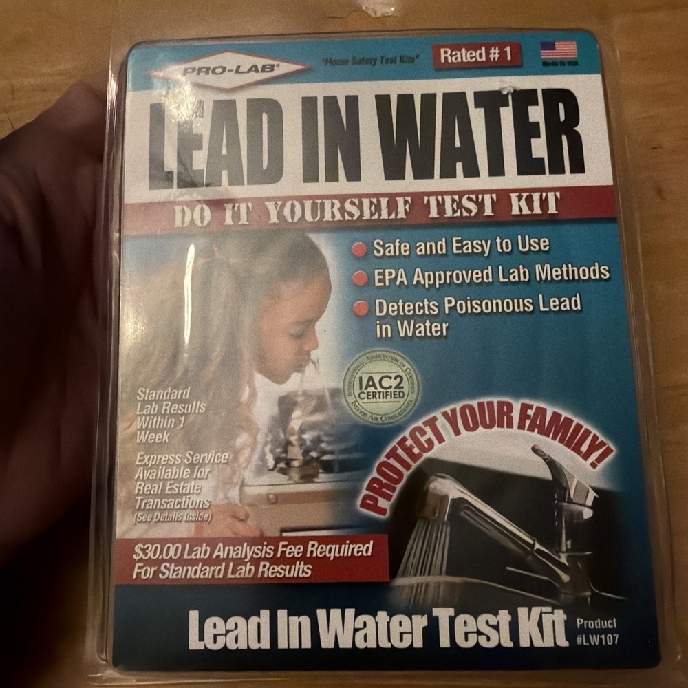 Lead In Water Test Kit Drinking Water Lead Detector Testing Kit by PRO-LAB