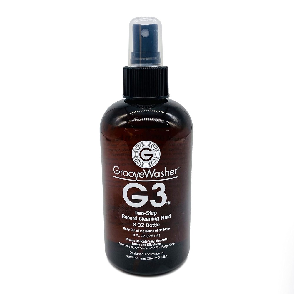 -Step Record Cleaning Bundle – G3 Deep Cleaning Vinyl Record Fluid (8oz) + GS...