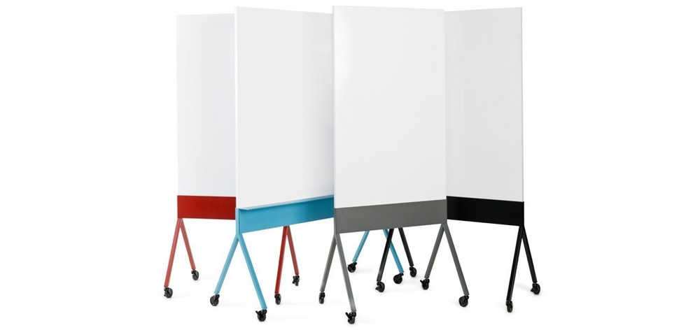 Whiteboard Stand - Rolling White Boards - Knoll Scribe Mobile Markerboard