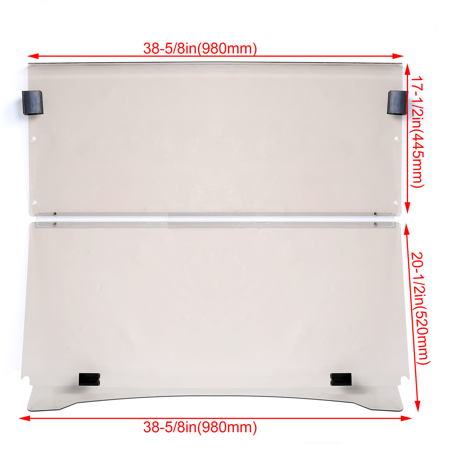 For Yamaha G29 Drive 07-16 Golf Cart Tinted Folding Down Windshield Windscreen