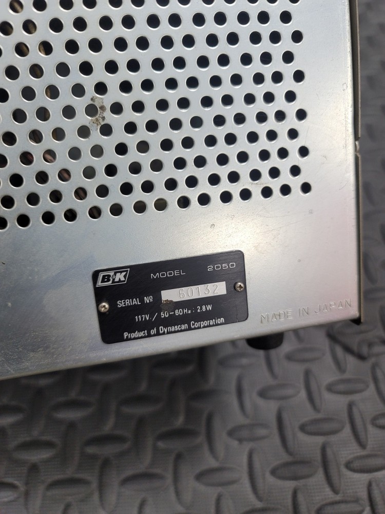 BK Precision Model: 2050 RF Signal Generator - AS IS
