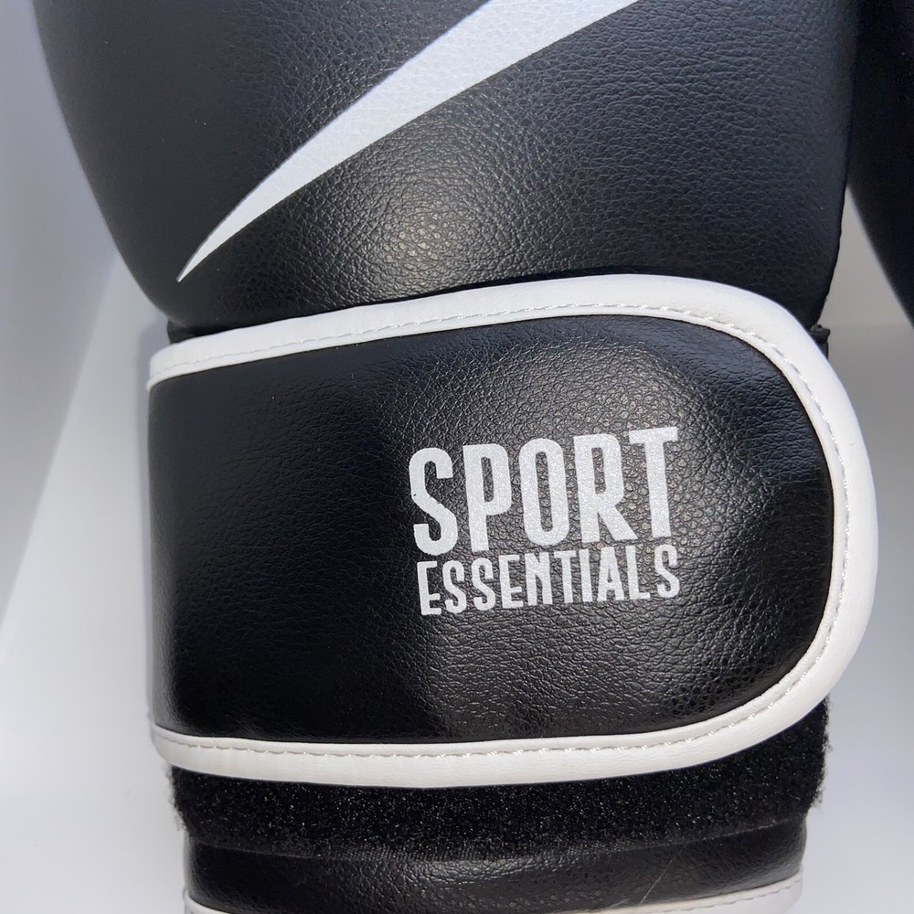 Sport Essentials 14oz Boxing Gloves Adjustable Hook & Loop Wrist Strap Black