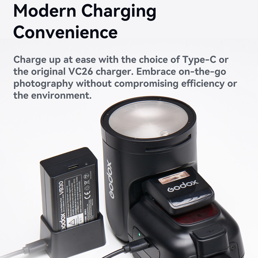 Godox V1Pro S TTL 2.4G Wireless Round Head Flash Light Speedlite For Sony Camera