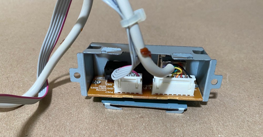 New PC Tower Case Front Panel MIC/Audio Out, 2x USB Ports PCB Connectors/Cable