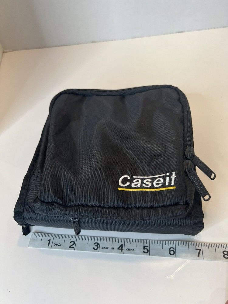 case it cd player portable case protector black