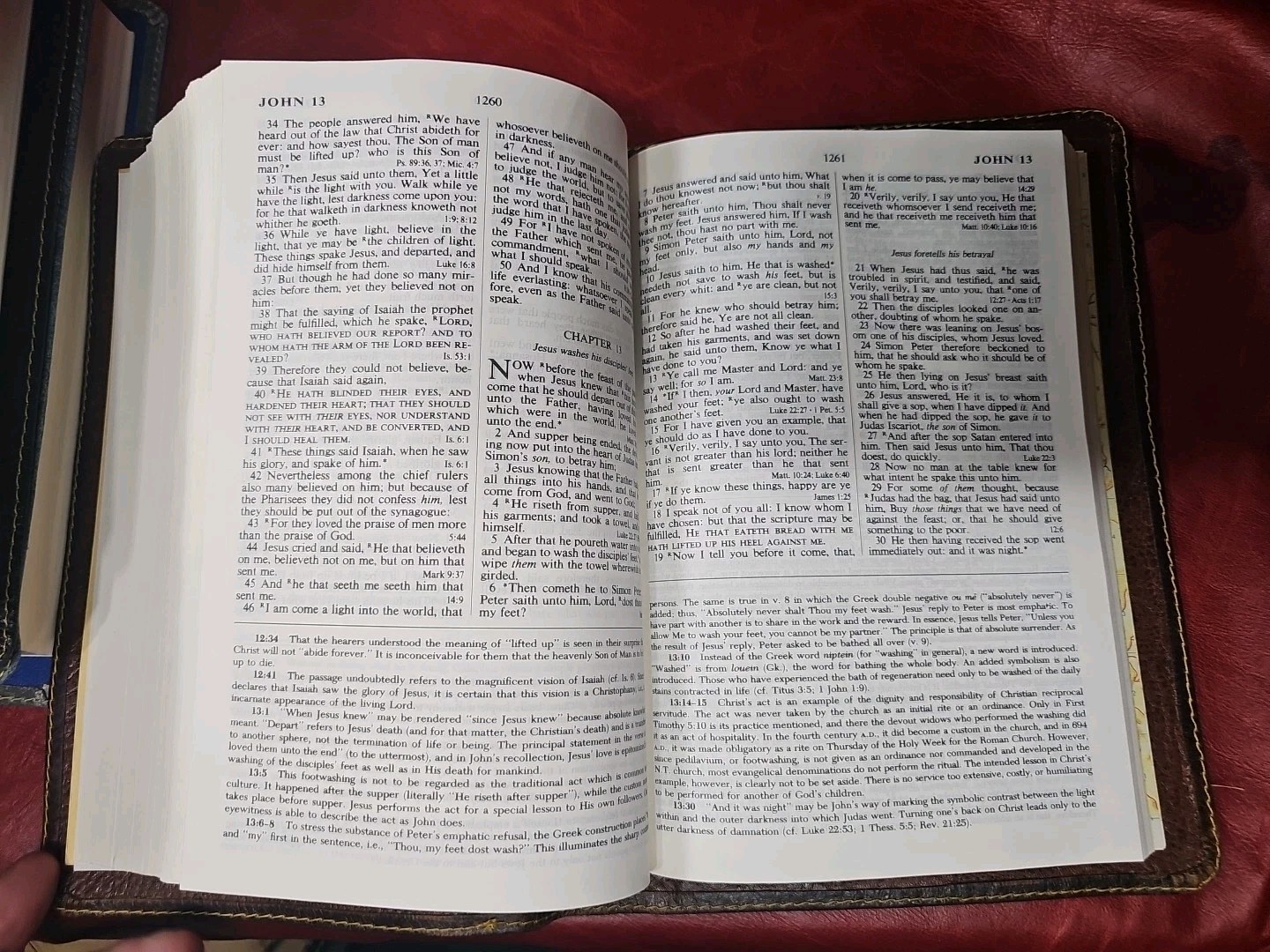 Criswell Study Bible Rebound with Liner Cowhide Nice! Stitched Parameter Nice!