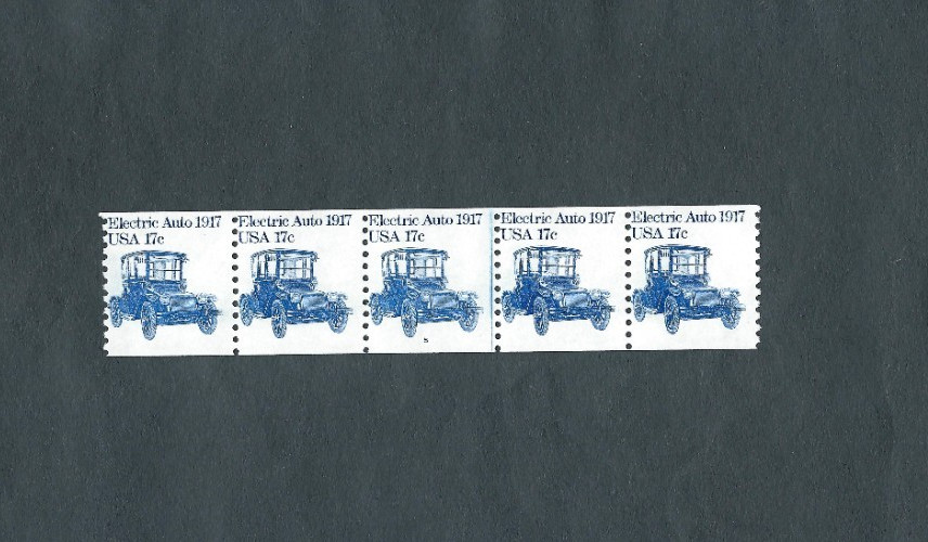 US Stamps Scott #1906 PNC5 P#5 17c Electric Auto XF MNH
