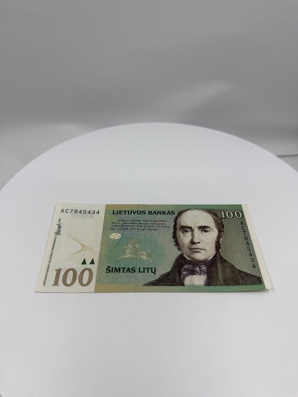 2000 Lithuania 100 Litu p62 XF