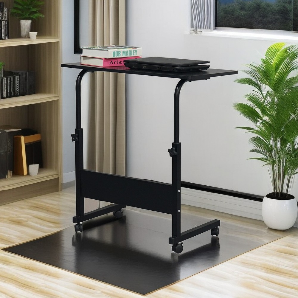 31.5'' Tabletop Black Adjustable Computer Desk, Ergonomic Portable Laptop Table