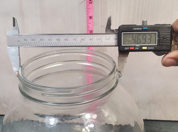 Vintage Nuts Vending Machine replacement THREADED Glass Globe
