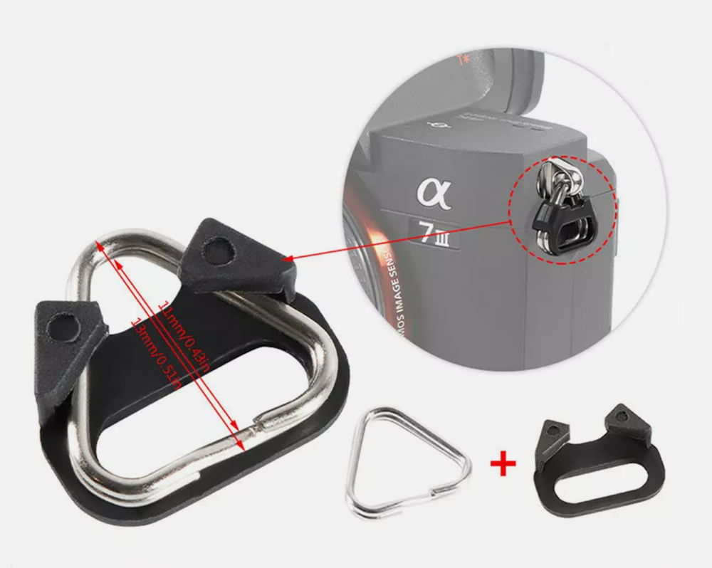 Camera strap triangle Lug ring for Olympus PEN FT 35RC 35RD 35RD OM-1 Camera