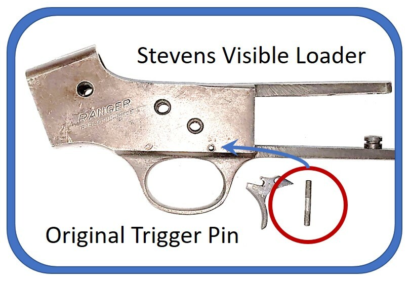 Original Trigger Pin for All Stevens Visible Loader Rifles
