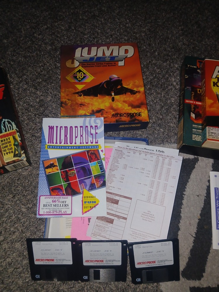 PC AND CD ROM VINTAGE COMPUTER GAMES