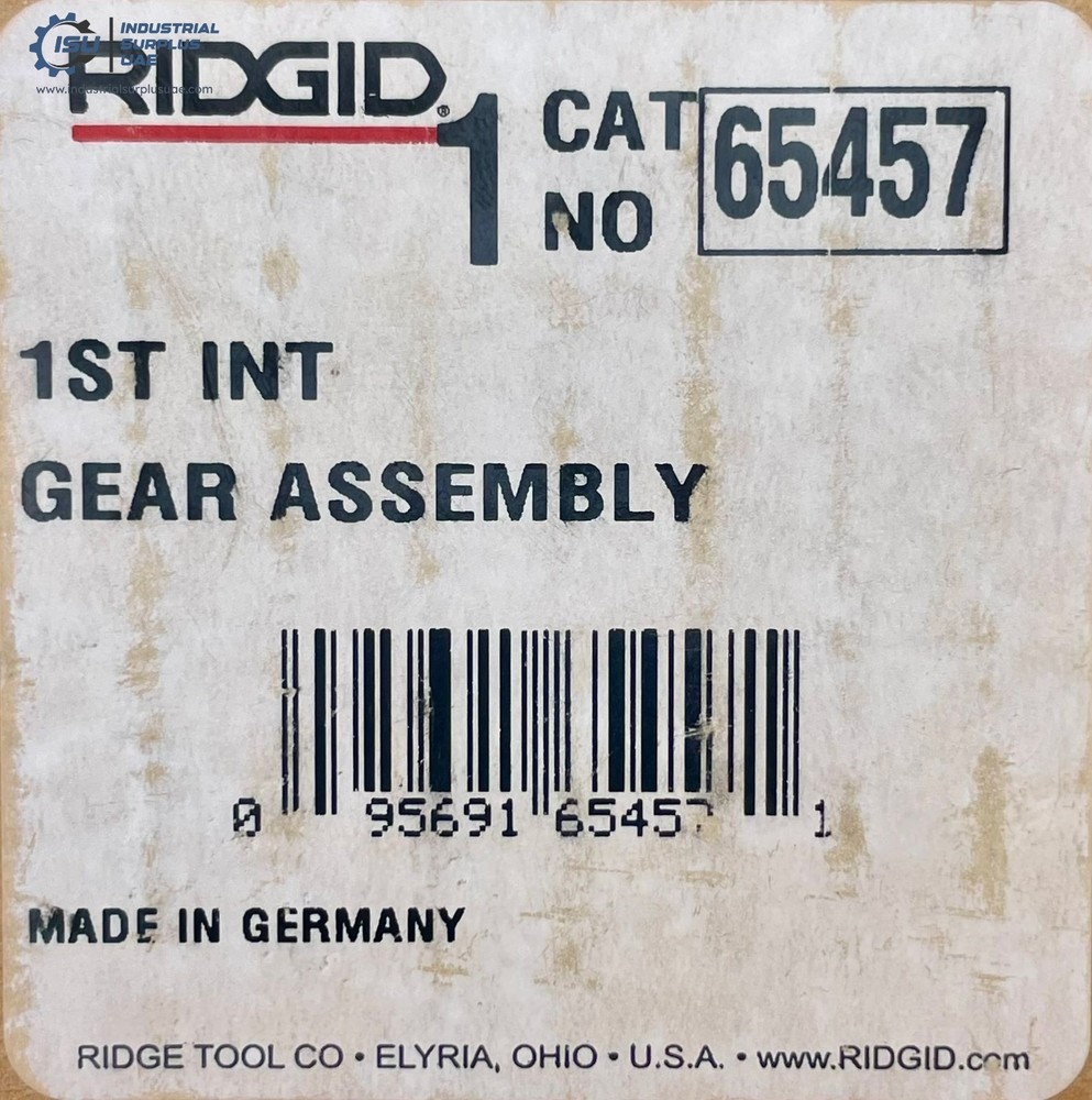 Ridgid 65457 Gear Assembly 1ST Intermediate #New