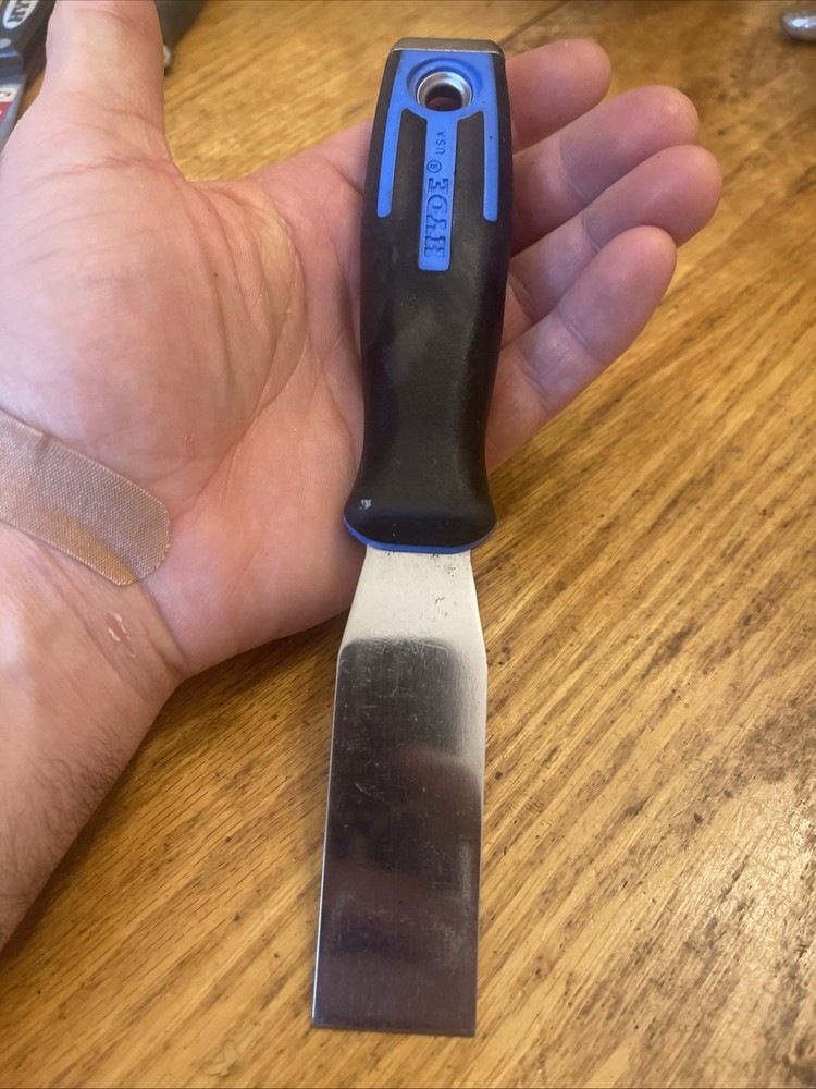 Hyde Tools Putty Knife 1.25” Hammer Head Model 06250