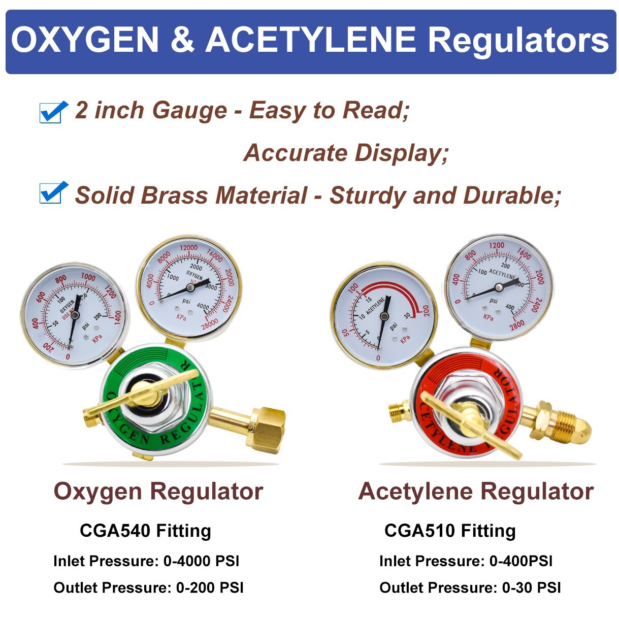 Cutting Welding Torch Kit Oxygen & Acetylene Welding Kit w/15' Hose Glasses Case