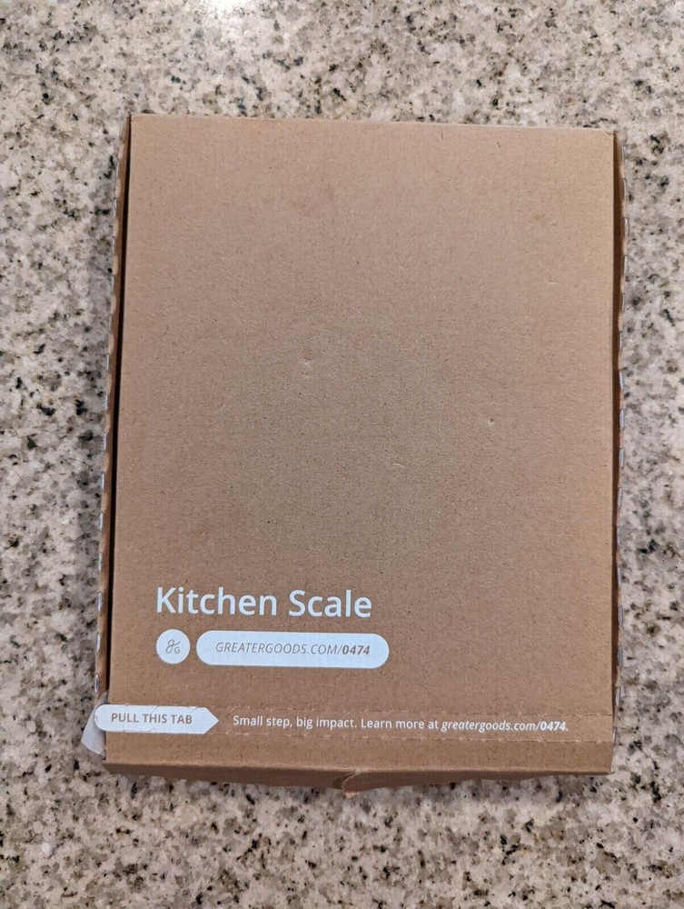 Greater Goods Digital Food Kitchen Scale (Blue),