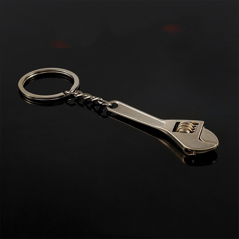 2pcs Creative Personality Simulation Activity Wrench Keychain